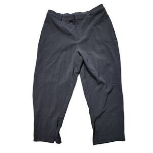 ELOQUII Black Dress Pants Plus Size 16 Straight Leg Ankle Career Business Wear